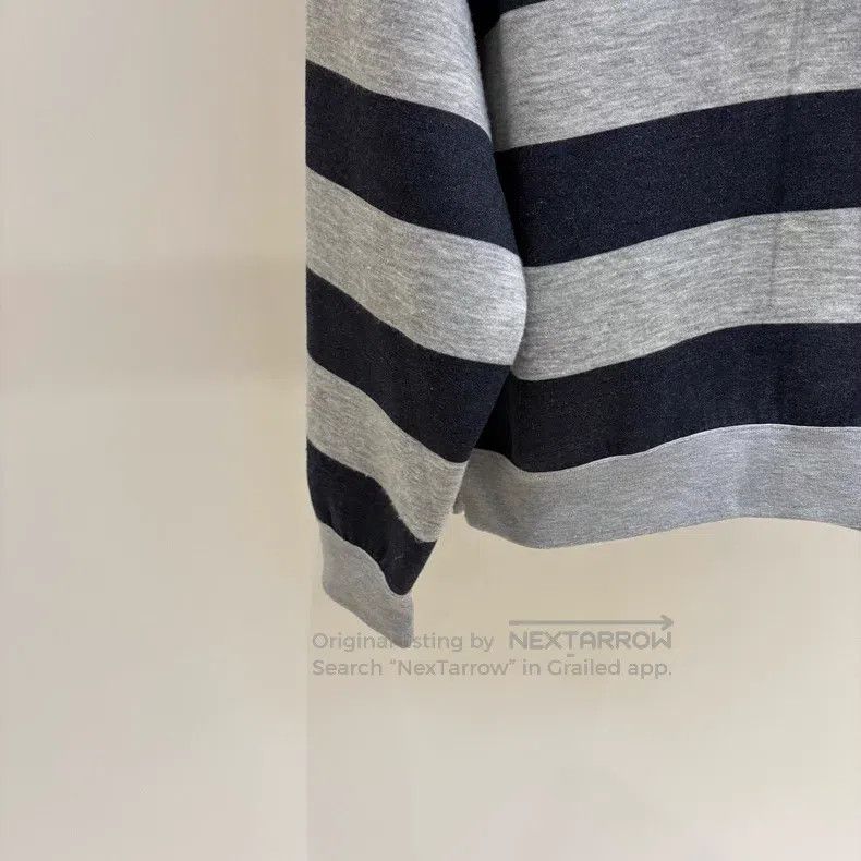 Louis Vuitton Louis Vuitton Striped zip coat collar monogrammed Logo pri Size US L / EU 52-54 / 3 - 5 Thumbnail