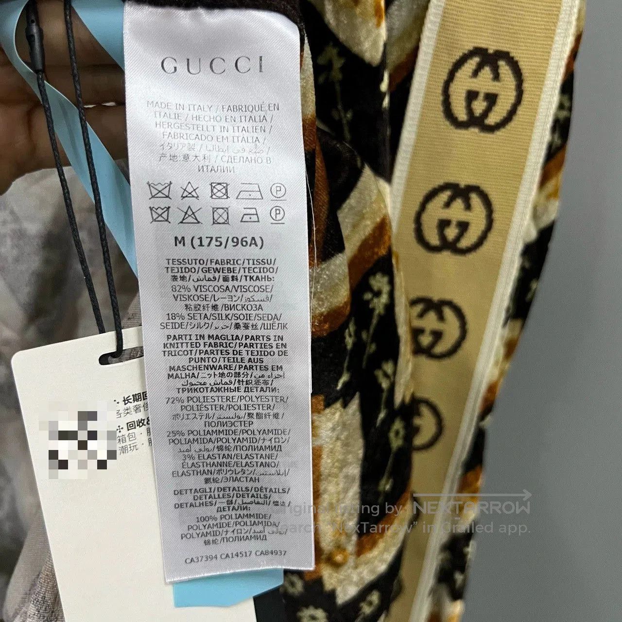 Gucci gucci velvet striped bomber jacket size M. Size US M / EU 48-50 / 2 - 5 Thumbnail