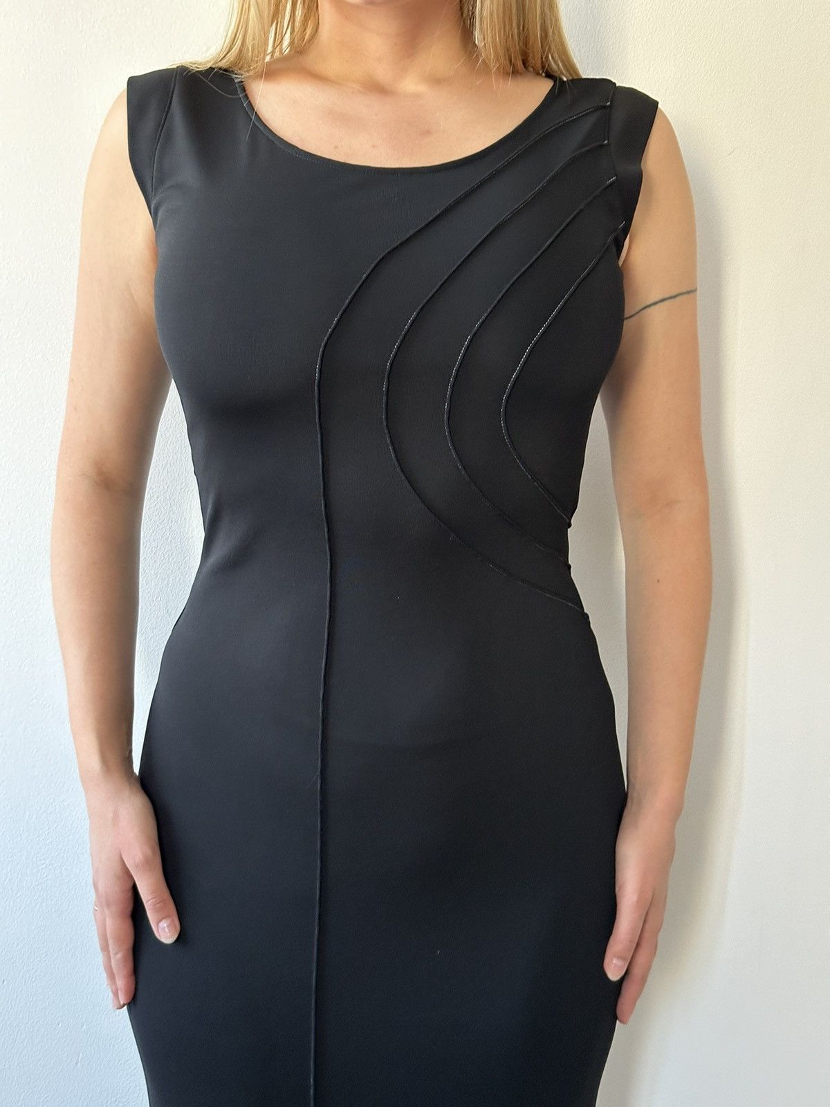 Paco Rabanne Paco Rabanne Late 90s Black Floor Length Dress Size M / US 6-8 / IT 42-44 - 1 Thumbnail