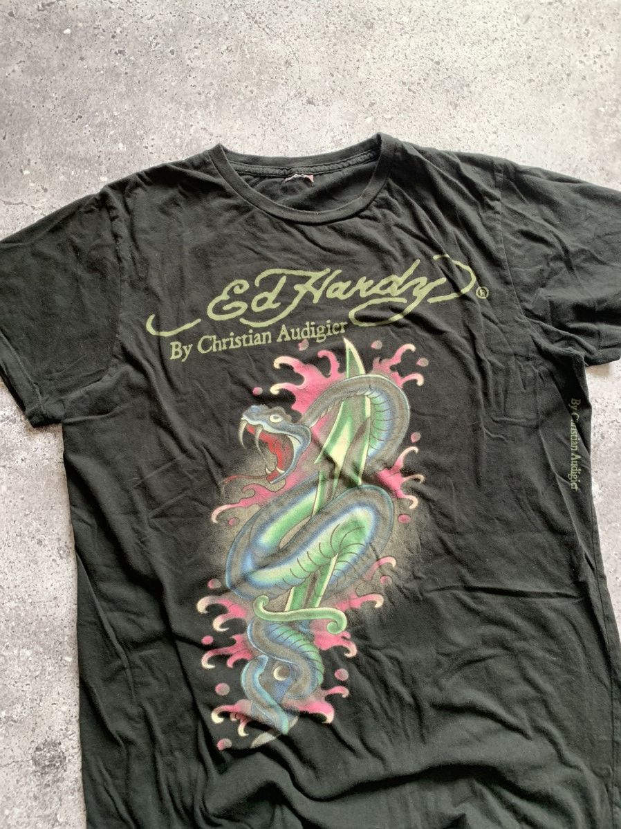 Christian Audigier 🔥ED HARDY BY CHRISTIAN AUDIGIER SNAKE Y2K T-SHIRT Size US M / EU 48-50 / 2 - 3 Thumbnail