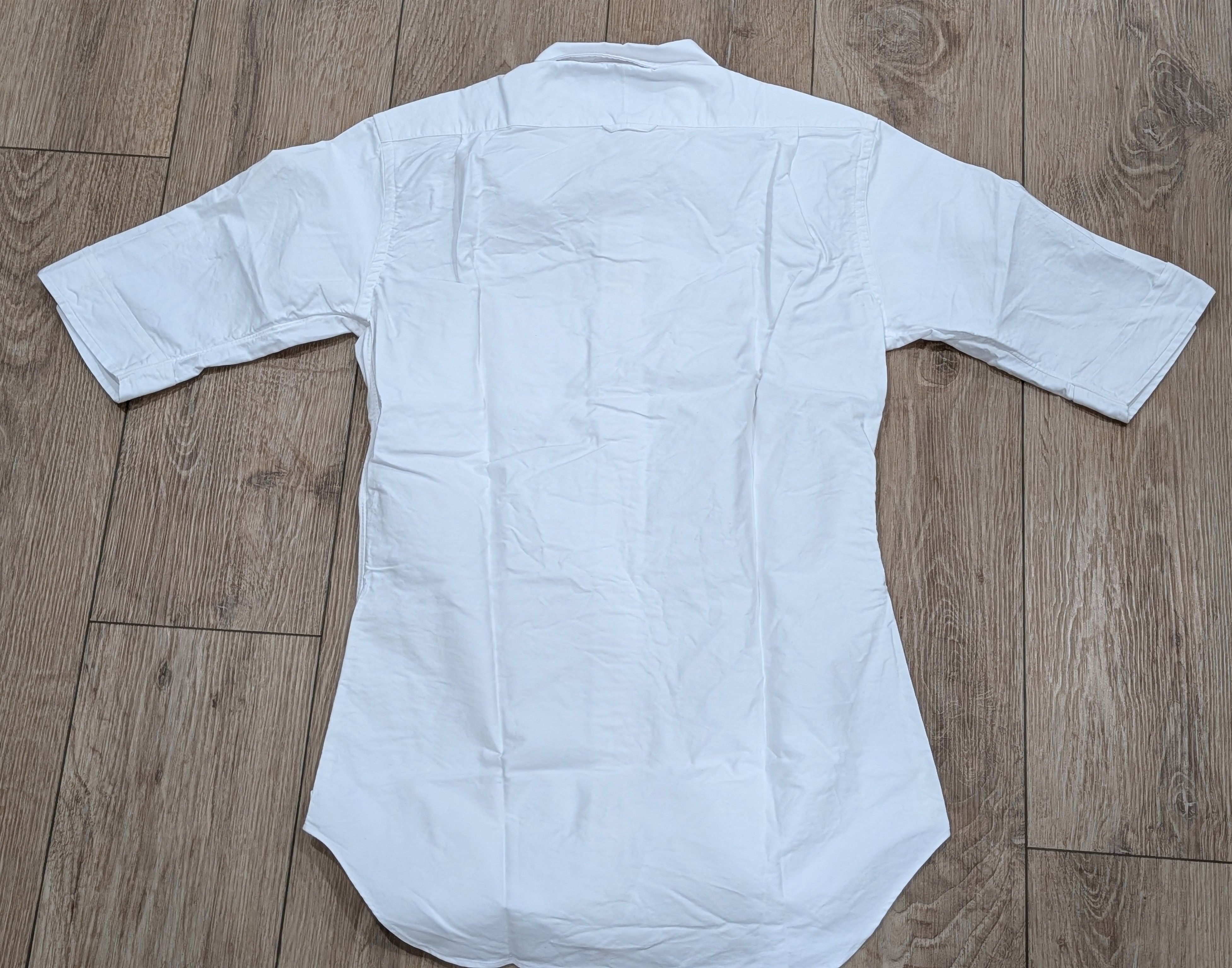 Thom Browne THOM BROWNE Longline SS Button Up Shirt White 1 - Small Size US S / EU 44-46 / 1 - 4 Thumbnail