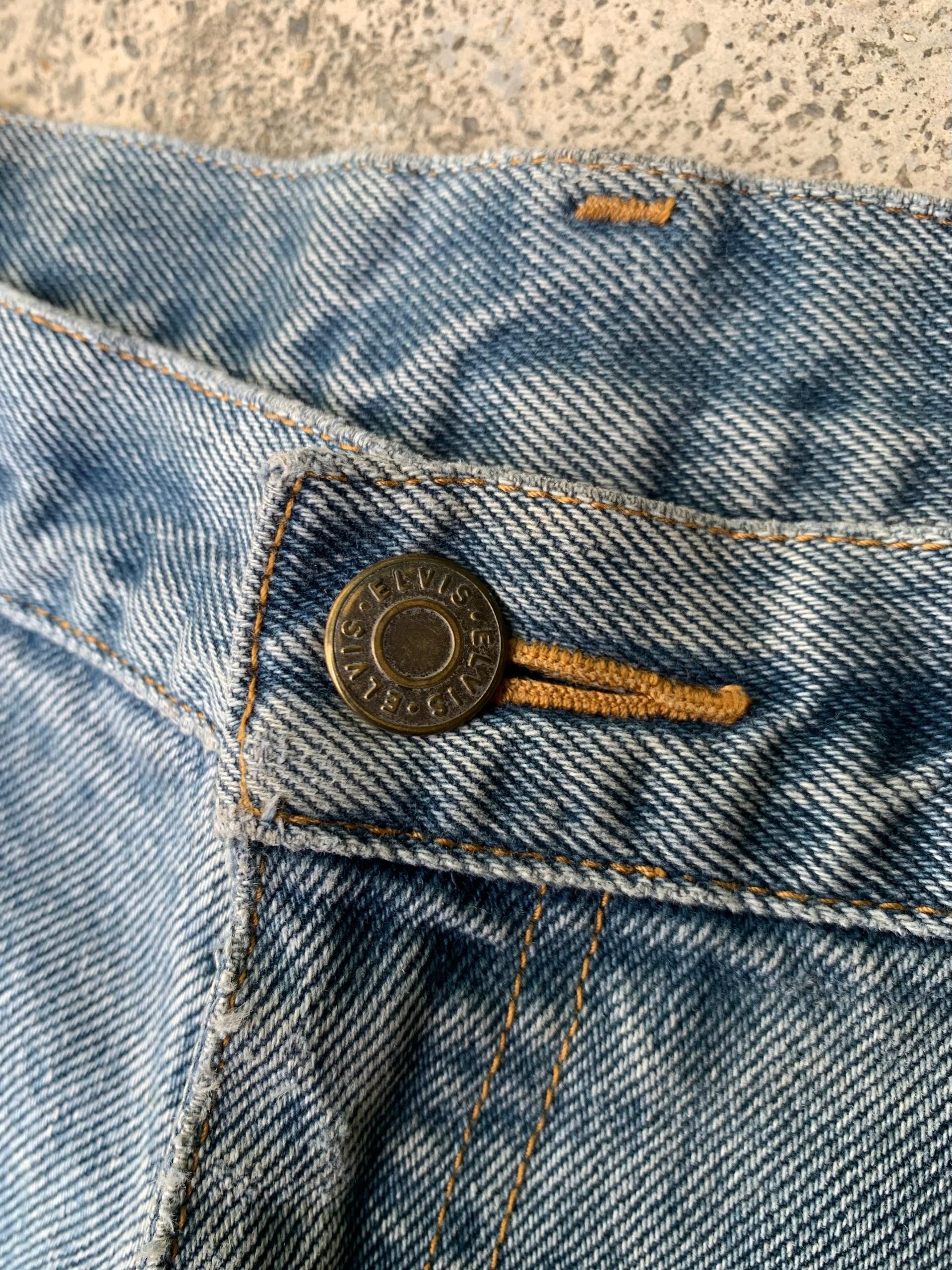 Japanese Brand × Vintage Vintage Elvis Presley Denim Jeans Pants Size US 34 / EU 50 - 6 Thumbnail