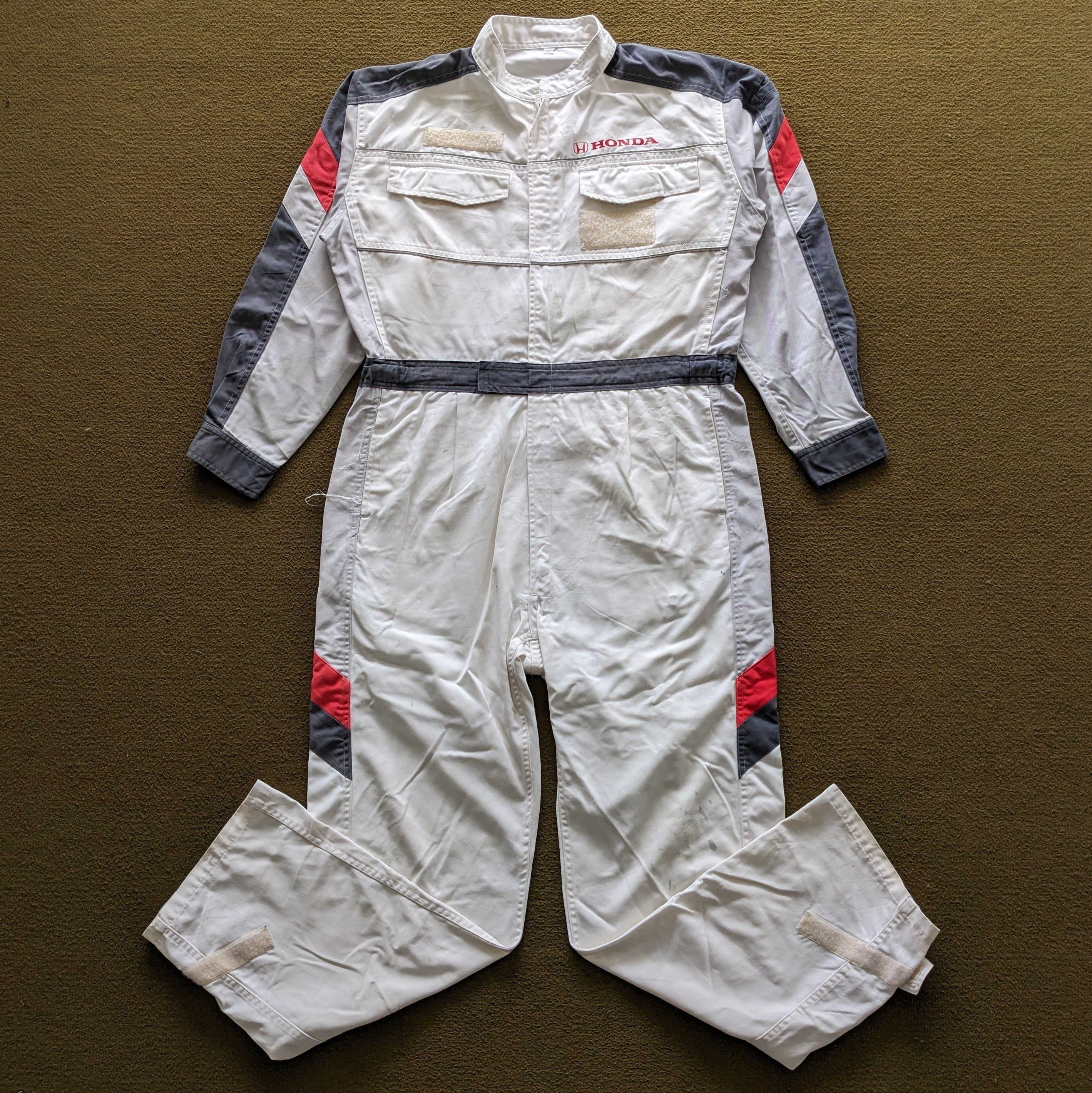 Vintage Vintage HONDA Motorsports Racing Coverall Workwear Jacket Size US M / EU 48-50 / 2 - 3 Thumbnail