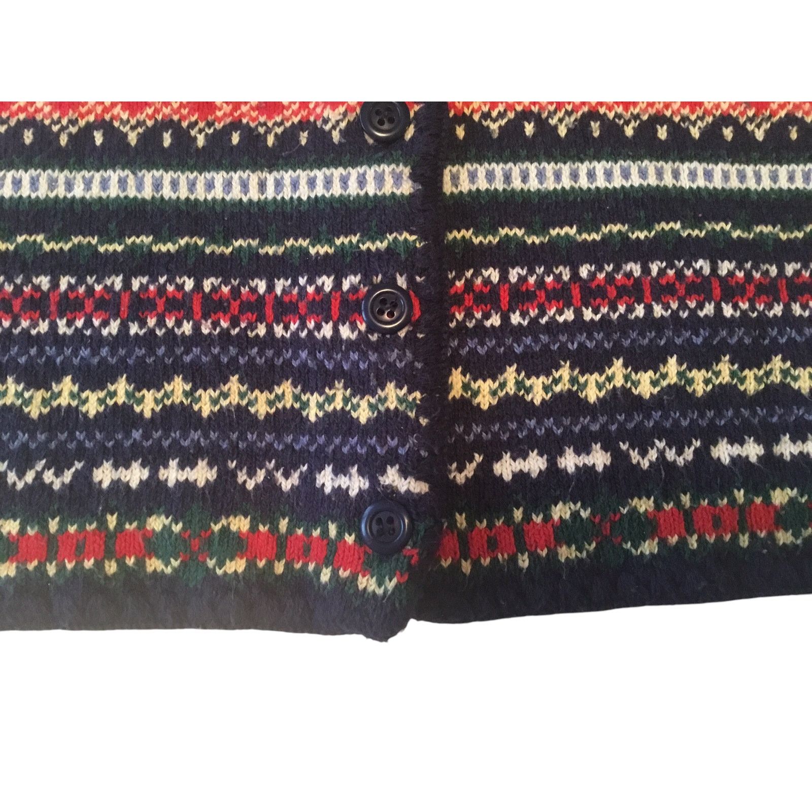 Northern Reflections Northern Reflections Vtg Vest Knit Fair Isle Button Front Size M / US 6-8 / IT 42-44 - 4 Thumbnail