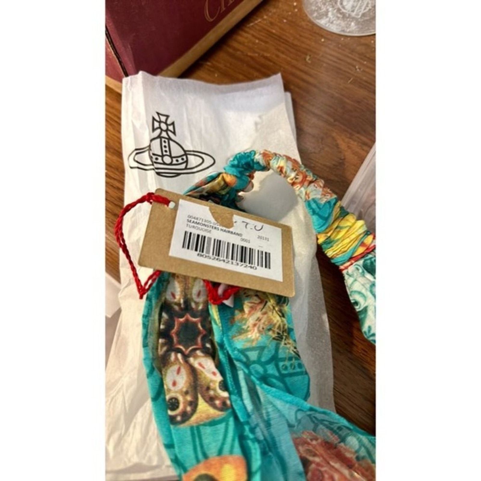 Vivienne Westwood Vivienne Westwood floral headband Turquoise Size ONE SIZE - 2 Thumbnail