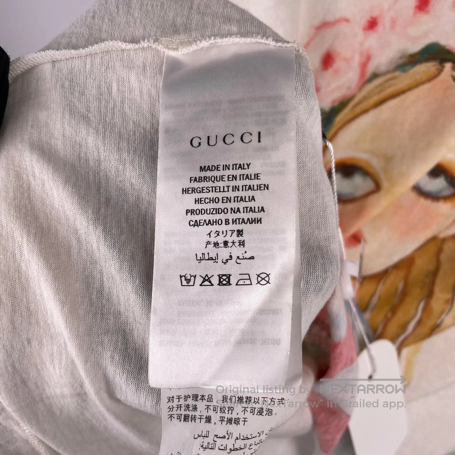 Gucci Guicci Limited edition oil painting Tee short sleeve| Size US XXS / EU 40 - 6 Thumbnail