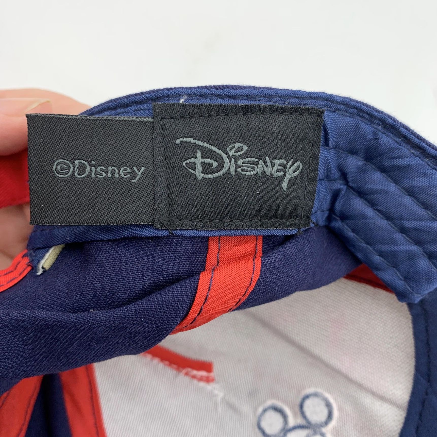 Disney Disney Mickey Mouse Hat Cap Strap Back Mens Blue Baseball USA One Size Size ONE SIZE - 6 Thumbnail