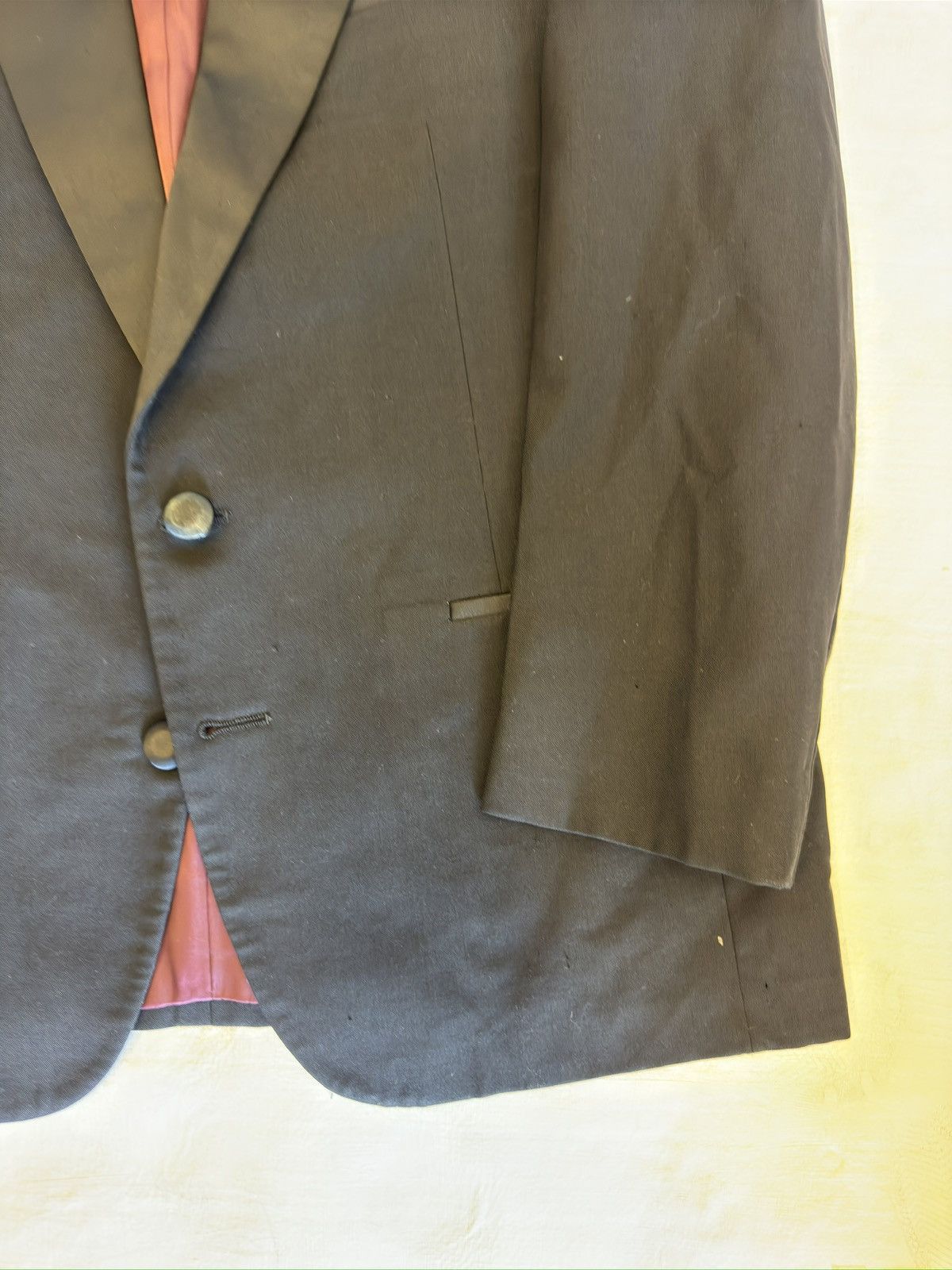 Chaps Ralph Lauren × Vintage CHAPS By RALPH LAUREN Vintage Peak Lapel Wool Tuxedo Size 42R - 3 Thumbnail