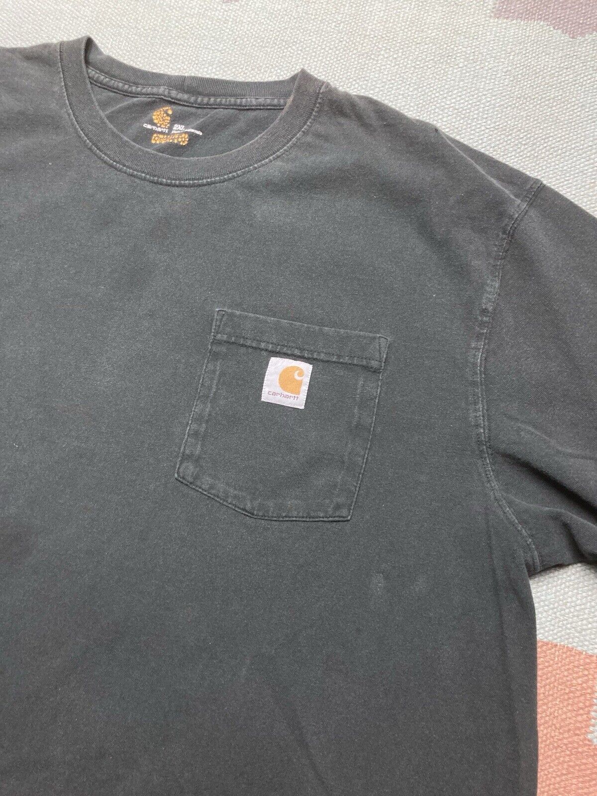Carhartt × Vintage Carhartt original fit t shirt black goth grunge workwear XXL Size US XXL / EU 58 / 5 - 2 Thumbnail