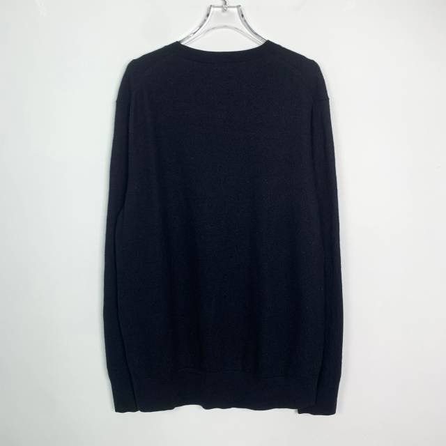 Burberry Burberry Black TB Logo Embroidered Wool Knit Sweater K26WX Size US XXL / EU 58 / 5 - 2 Thumbnail