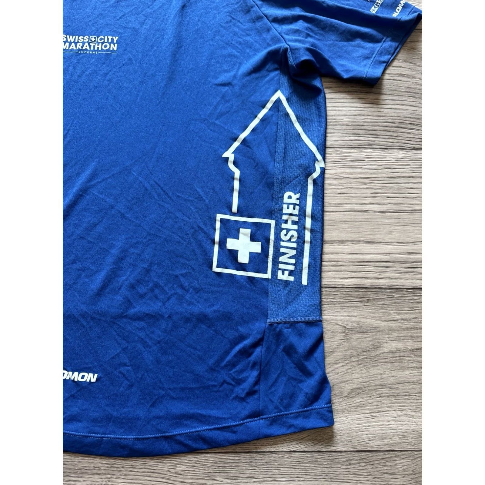 Salomon Salomon Men’s T-Shirt Short Sleeve Running Blue Size S Swiss City Marathon Lucerne Size US S / EU 44-46 / 1 - 7 Thumbnail