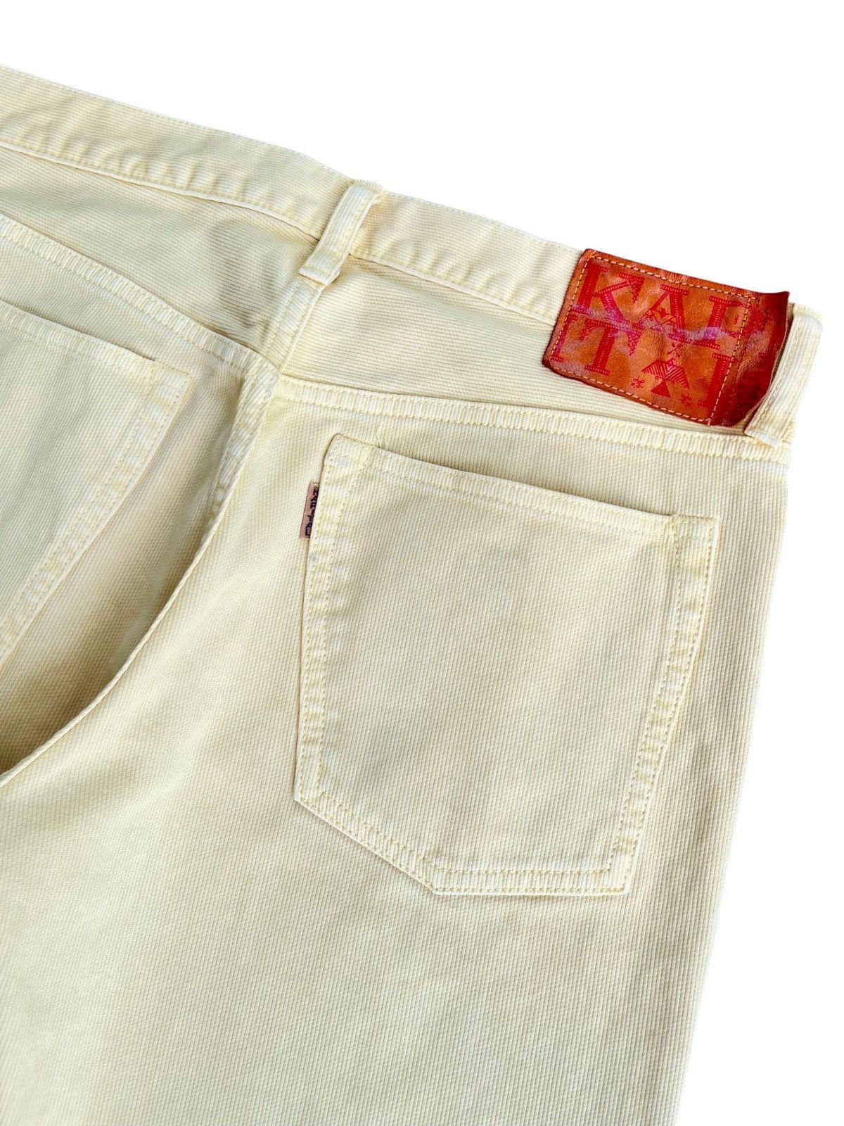 Kapital Pastel Pollen Yellow Woven Denim Size US 31 - 3 Thumbnail