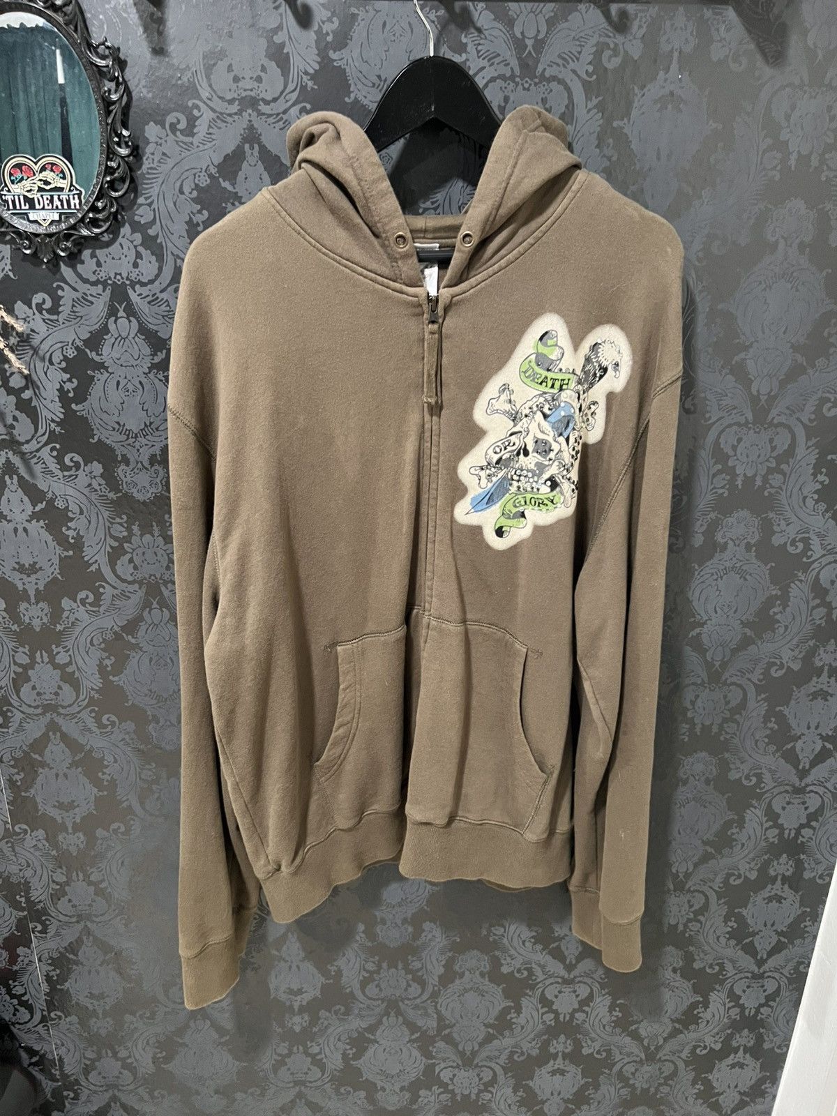 Ed Hardy Ed Hardy “Death or Glory” hoodie Size US XL / EU 56 / 4 - 1 Thumbnail