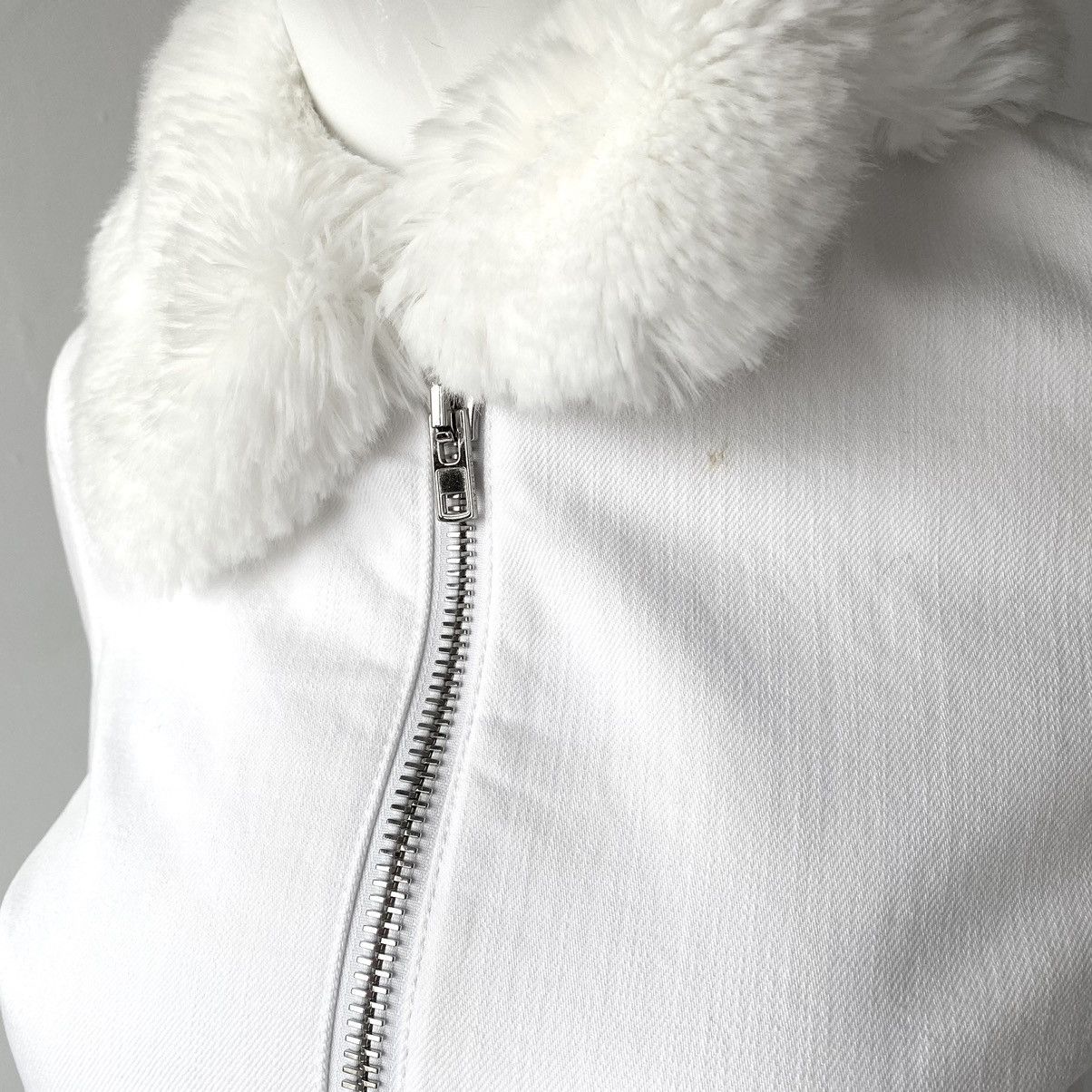 Givenchy Archive Givenchy White jacket with faux fur collar Size XS / US 0-2 / IT 36-38 - 12 Thumbnail
