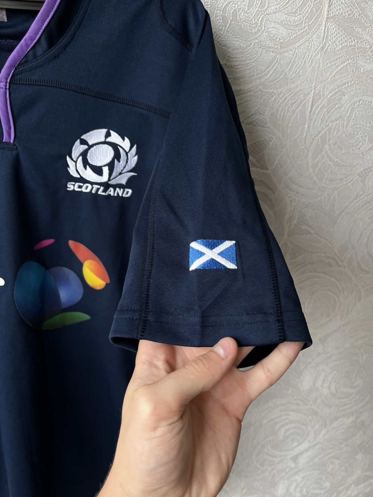 Macron Scotland 2018 2019 Macron Home Rugby T Shirt National Team Size US L / EU 52-54 / 3 - 4 Thumbnail