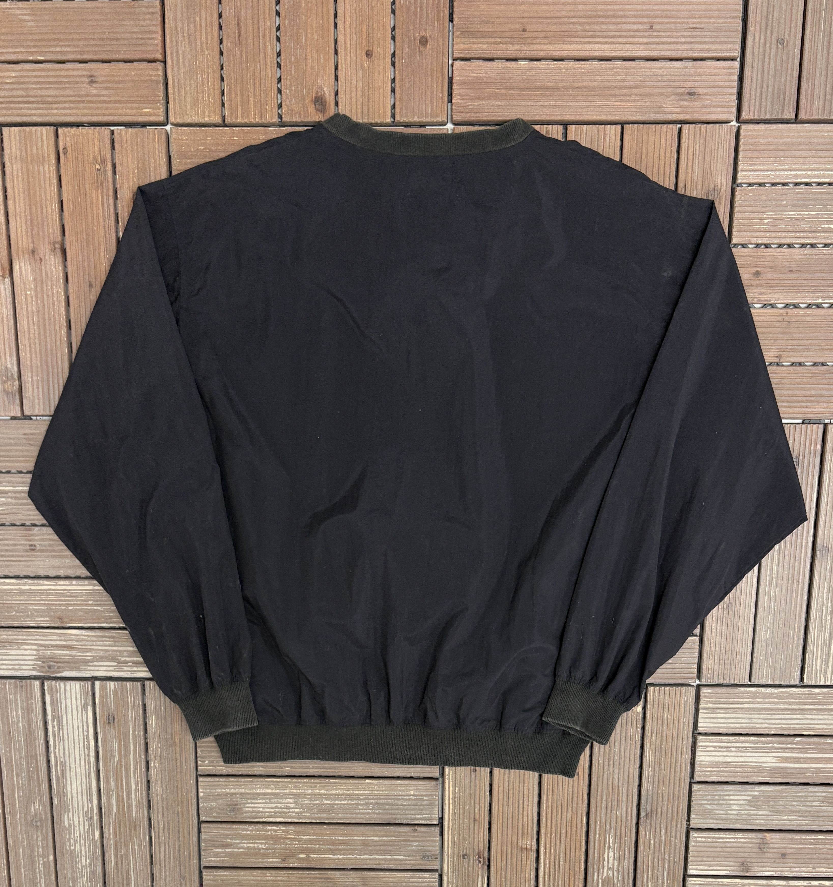 Top Flite Top-Flite XL Golf Vintage Black Windbreaker Jacket Size US L / EU 52-54 / 3 - 4 Thumbnail