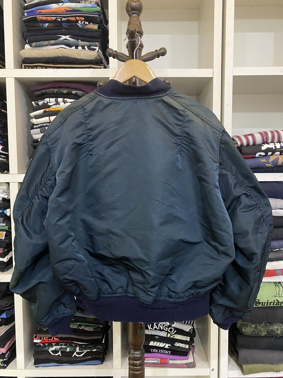 Alpha Industries Vintage MA-1 Alpha Industries Bomber Jacket Size US XL / EU 56 / 4 - 4 Thumbnail