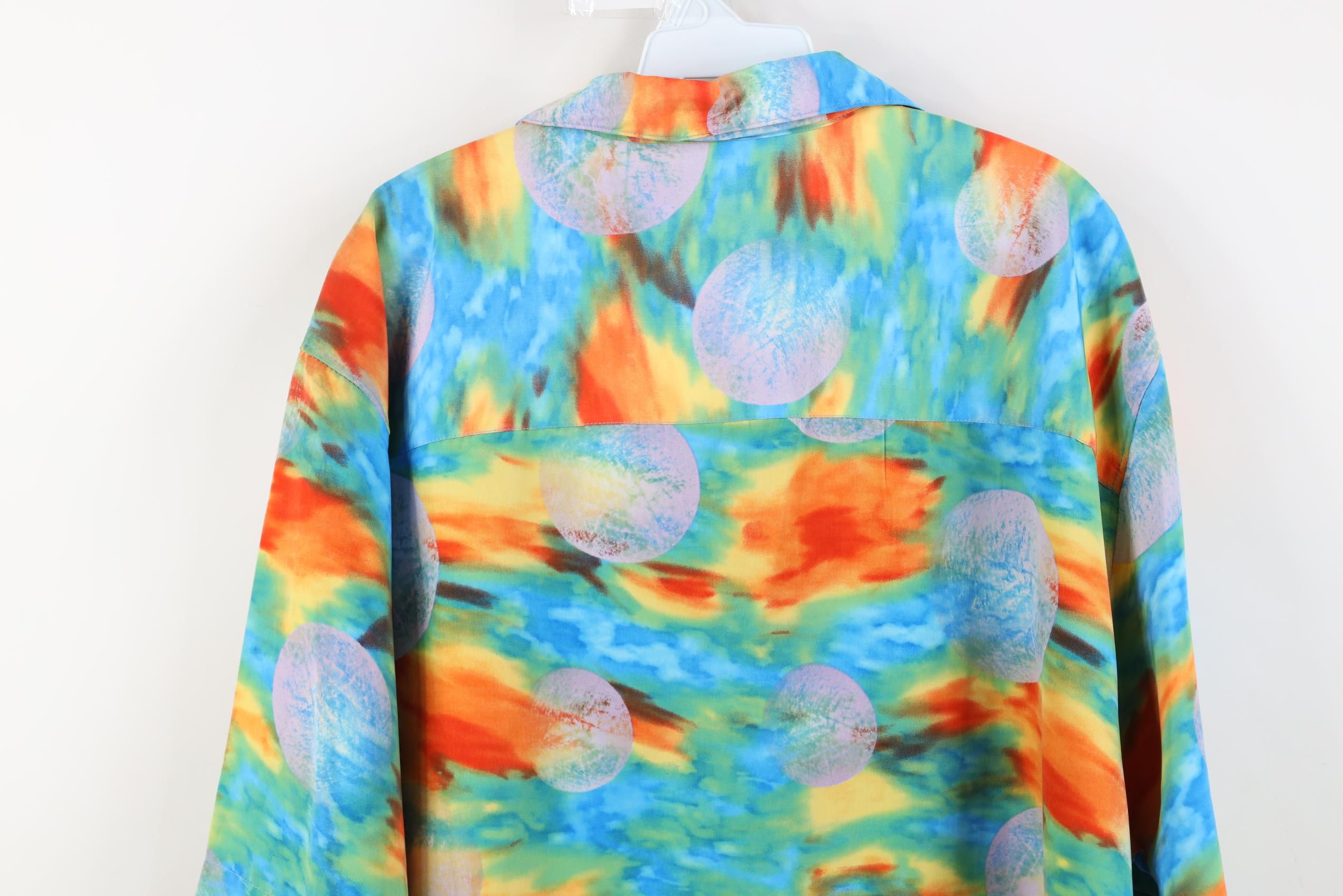 Vintage Deadstock Vintage 90s Y2K Streetwear Collar Button Shirt Size US L / EU 52-54 / 3 - 12 Thumbnail