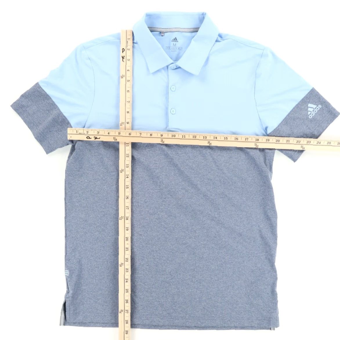 Adidas Adidas Woven High Stretch Colorblock Polo Shirt Men's M Shirt Size US M / EU 48-50 / 2 - 3 Thumbnail