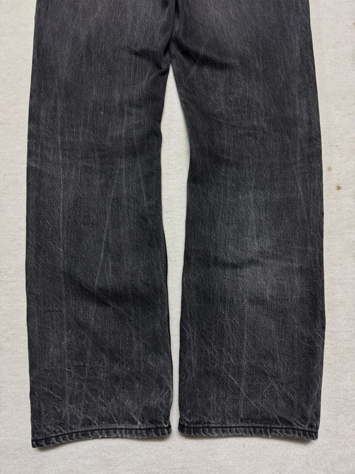 Japanese Brand VINTAGE 2000s GAP THRASHED SICK FADED DISTRESS STRAIGHT JEAN Size US 32 / EU 48 - 12 Thumbnail