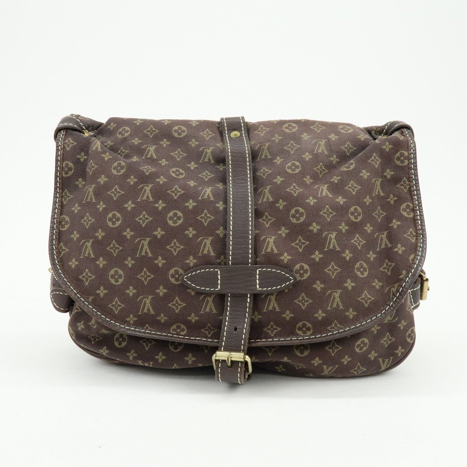 Louis Vuitton Louis Vuitton Monogram Mini Lin Saumur 30 Shoulder Bag Size ONE SIZE - 2 Thumbnail