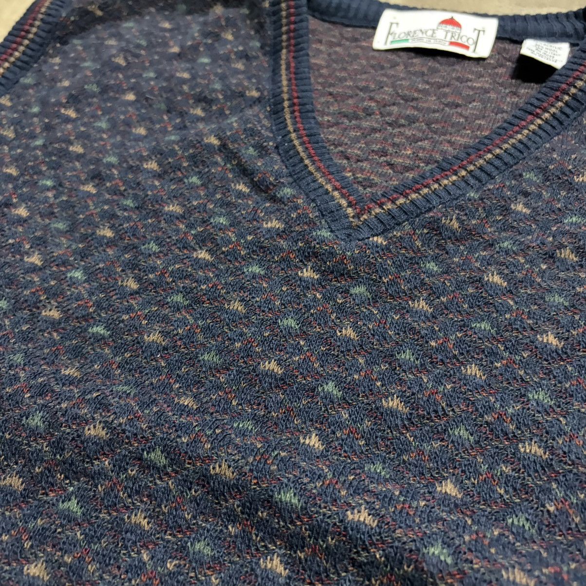 Florence Tricot Vintage Florence Tricot Wool Sweater Vest Preppy 90s Italy Size US XL / EU 56 / 4 - 6 Thumbnail