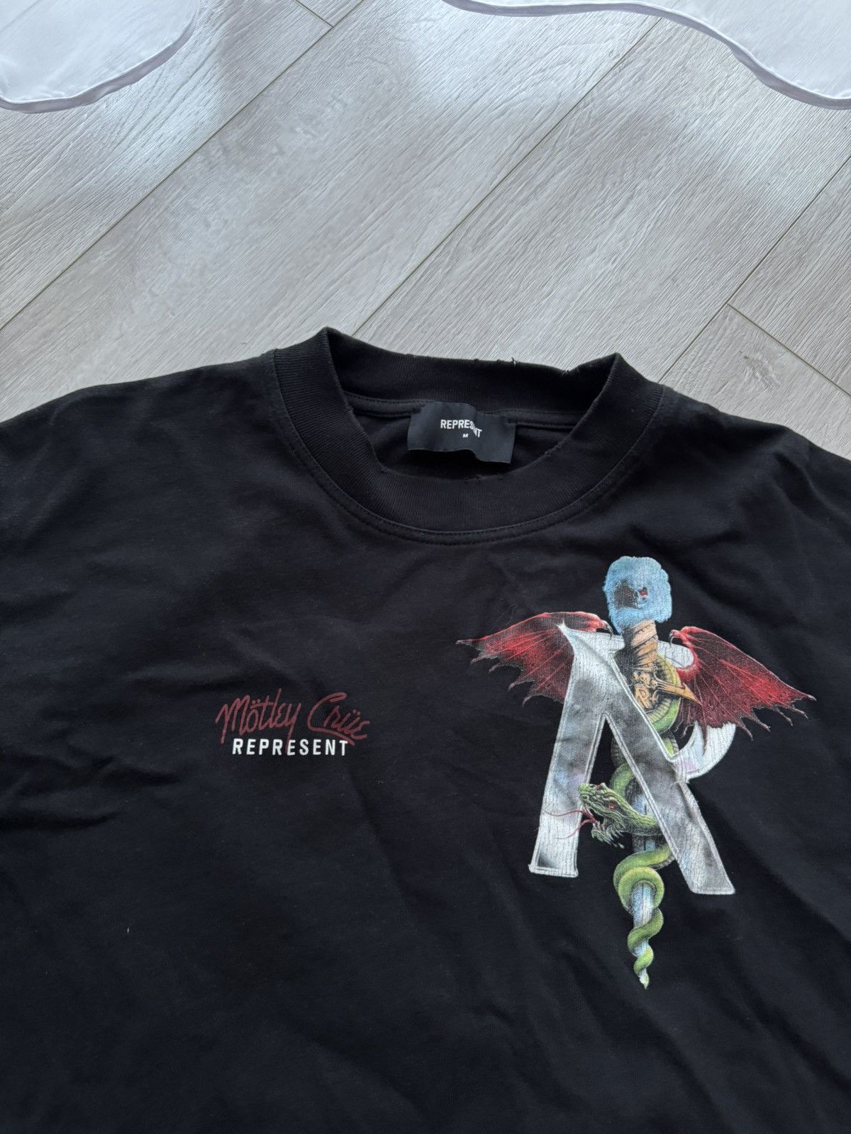 Represent Clo. Represent Motley Crue T-Shirt big logo print R Size US M / EU 48-50 / 2 - 5 Thumbnail