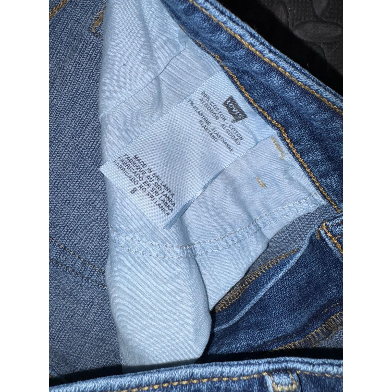 Levi's Levis women’s size 8 shorts blue denim Size 30" / US 8 / IT 44 - 3 Thumbnail