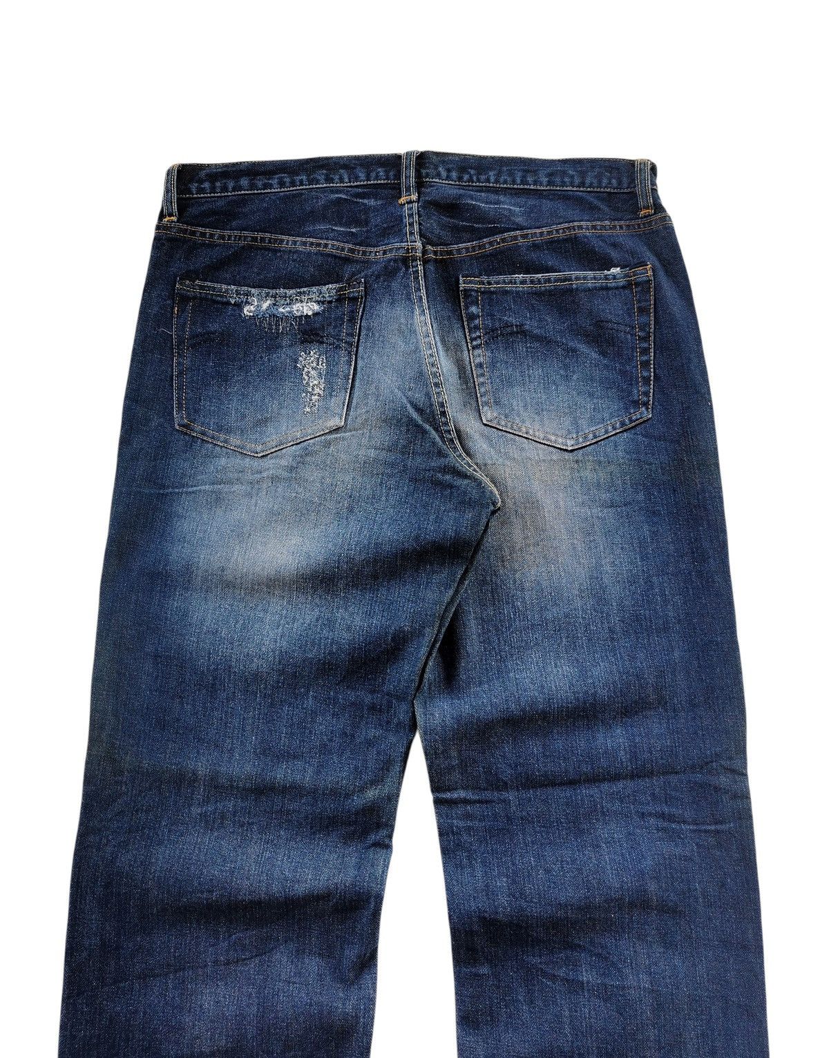 Kapital Vintage Rock Wood Patches Faded Jeans Size US 34 / EU 50 - 4 Thumbnail