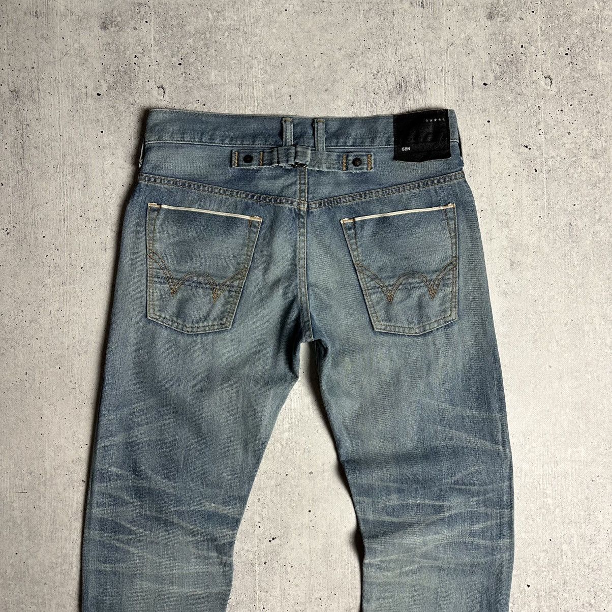 Edwin × Self Edge × Vintage Edwin “SEN” SK505T Made In Japan Selvedge Denim Jeans Size US 30 / EU 46 - 9 Thumbnail