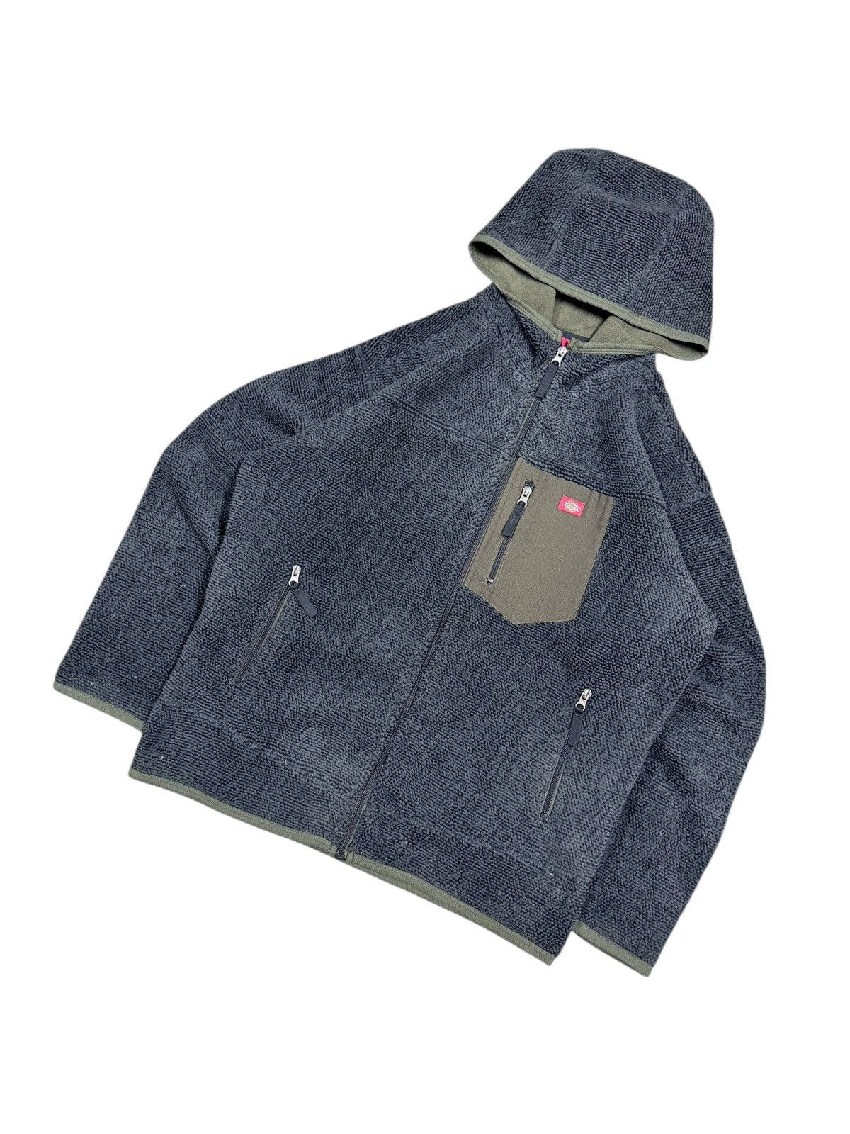 Dickies Vtg💥Dickies Fleece Zipper Hoodies Jacket Size US L / EU 52-54 / 3 - 6 Thumbnail