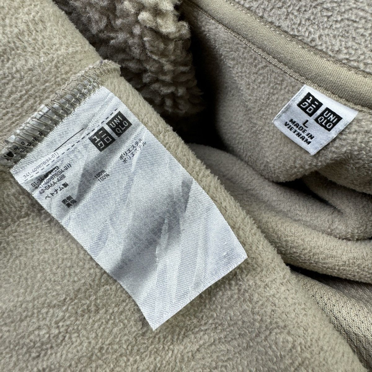 Japanese Brand × Uniqlo 💥Uniqlo Fleece Hooded Light Jacket Size US L / EU 52-54 / 3 - 8 Thumbnail