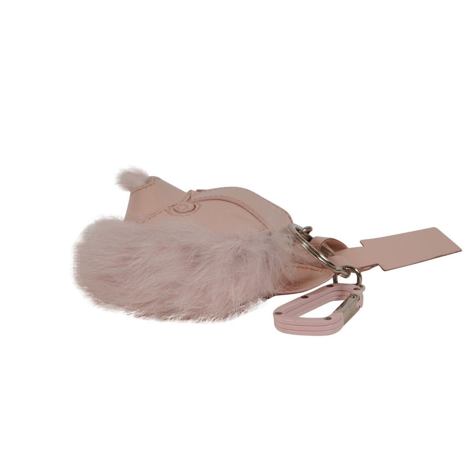 Dior Cookie Bag Charm Pink Leather Dog Animal Leather Fur Du Size ONE SIZE - 12 Thumbnail