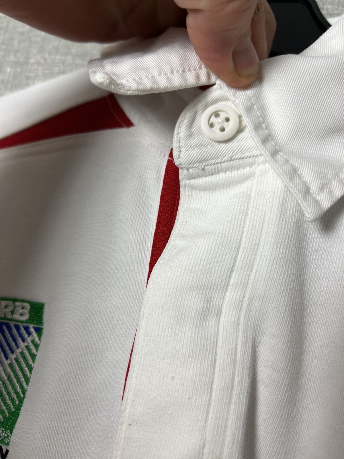 Nike ENGLAND RUGBY Shirt 2003 World Cup LONG SLEEVE Jersey NIKE Size US S / EU 44-46 / 1 - 11 Thumbnail