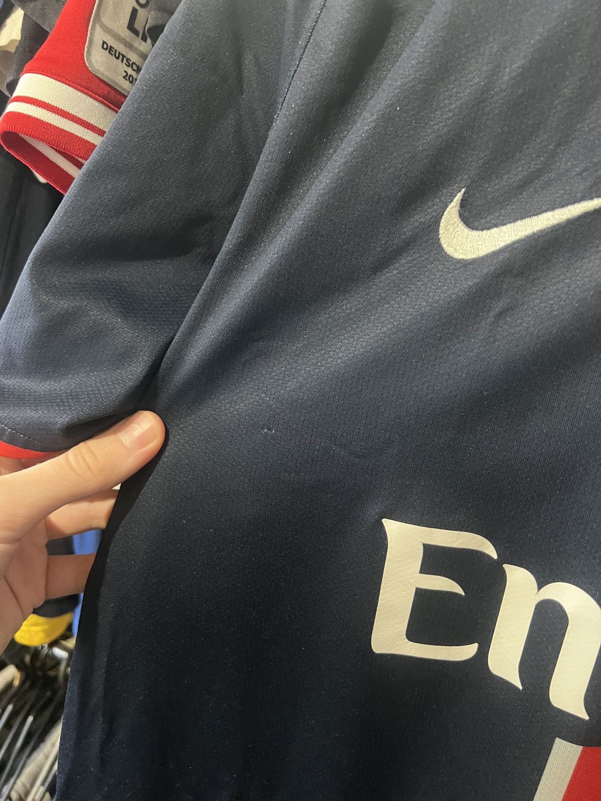 Nike × Vintage 2007/2008 VINTAGE NIKE PSG PARIS SAINT GERMAN HOME FOOTBALL Size US XL / EU 56 / 4 - 4 Thumbnail