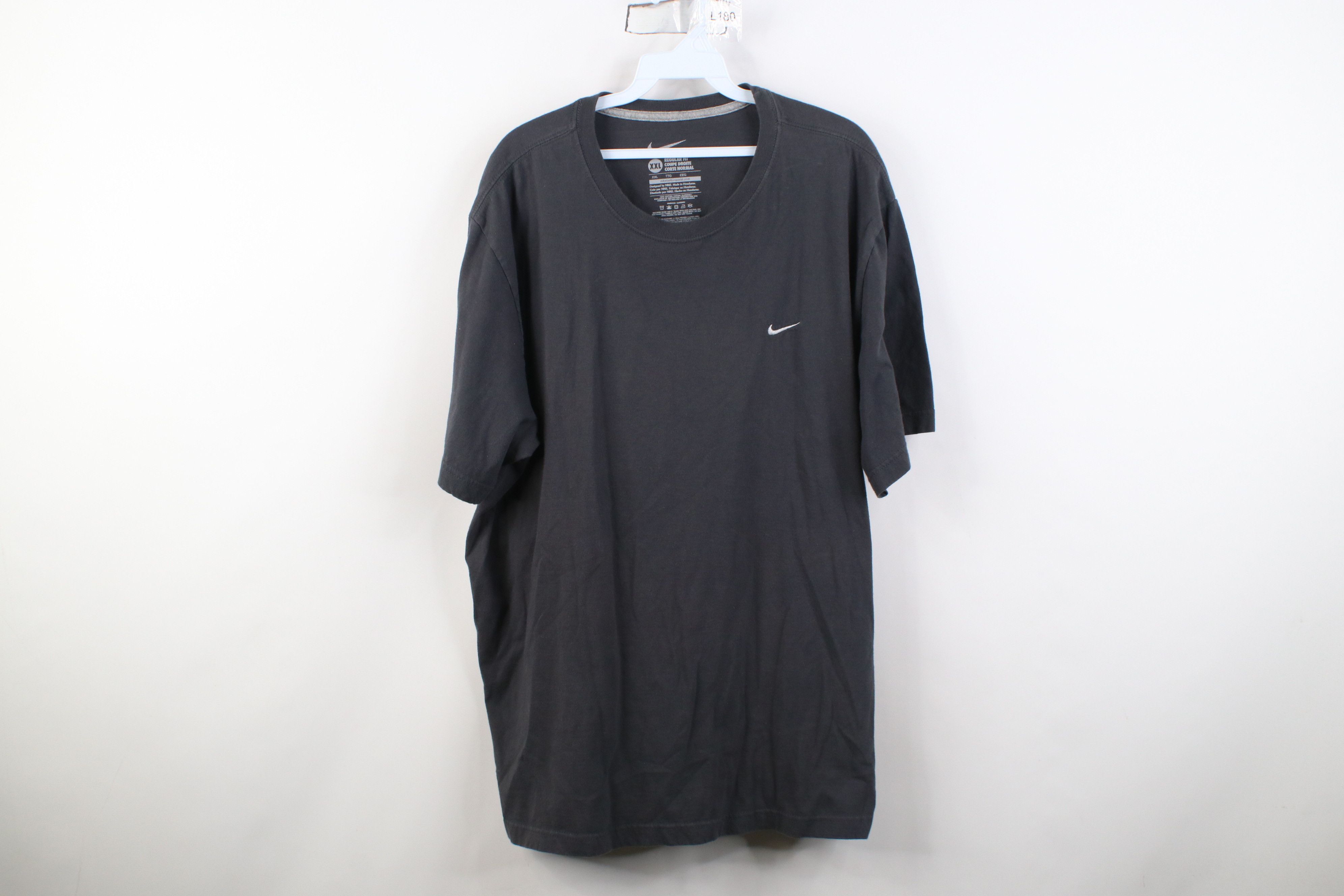 Nike Vintage Y2K Nike Travis Scott Mini Swoosh T-Shirt Dark Gray Size US XXL / EU 58 / 5 - 1 Thumbnail