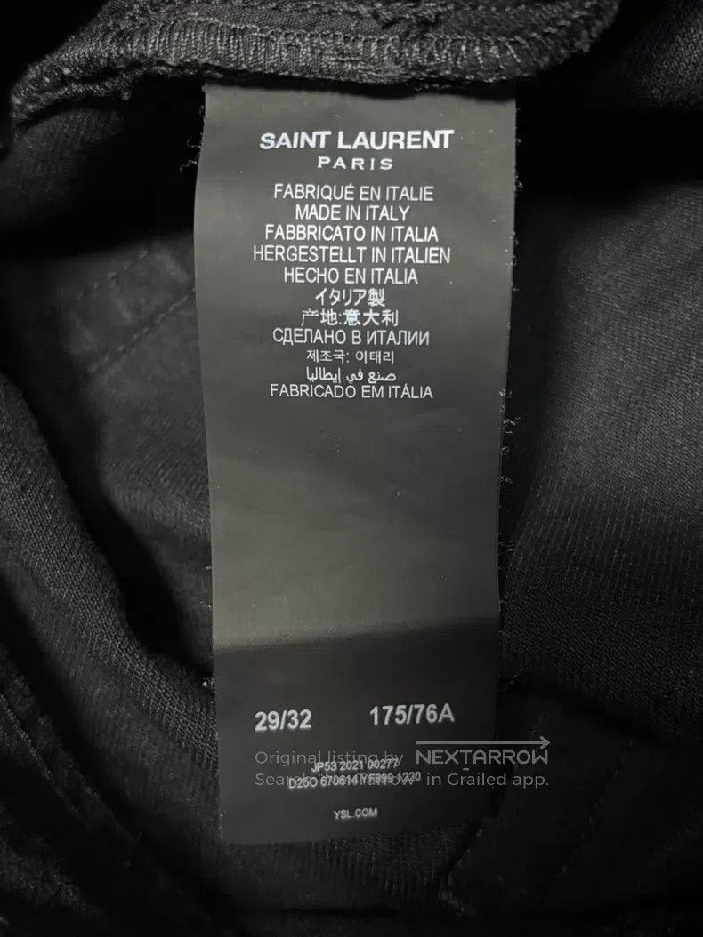 Saint Laurent Paris Saint Laurent Paris Black denim pants i Size US 29 - 5 Thumbnail