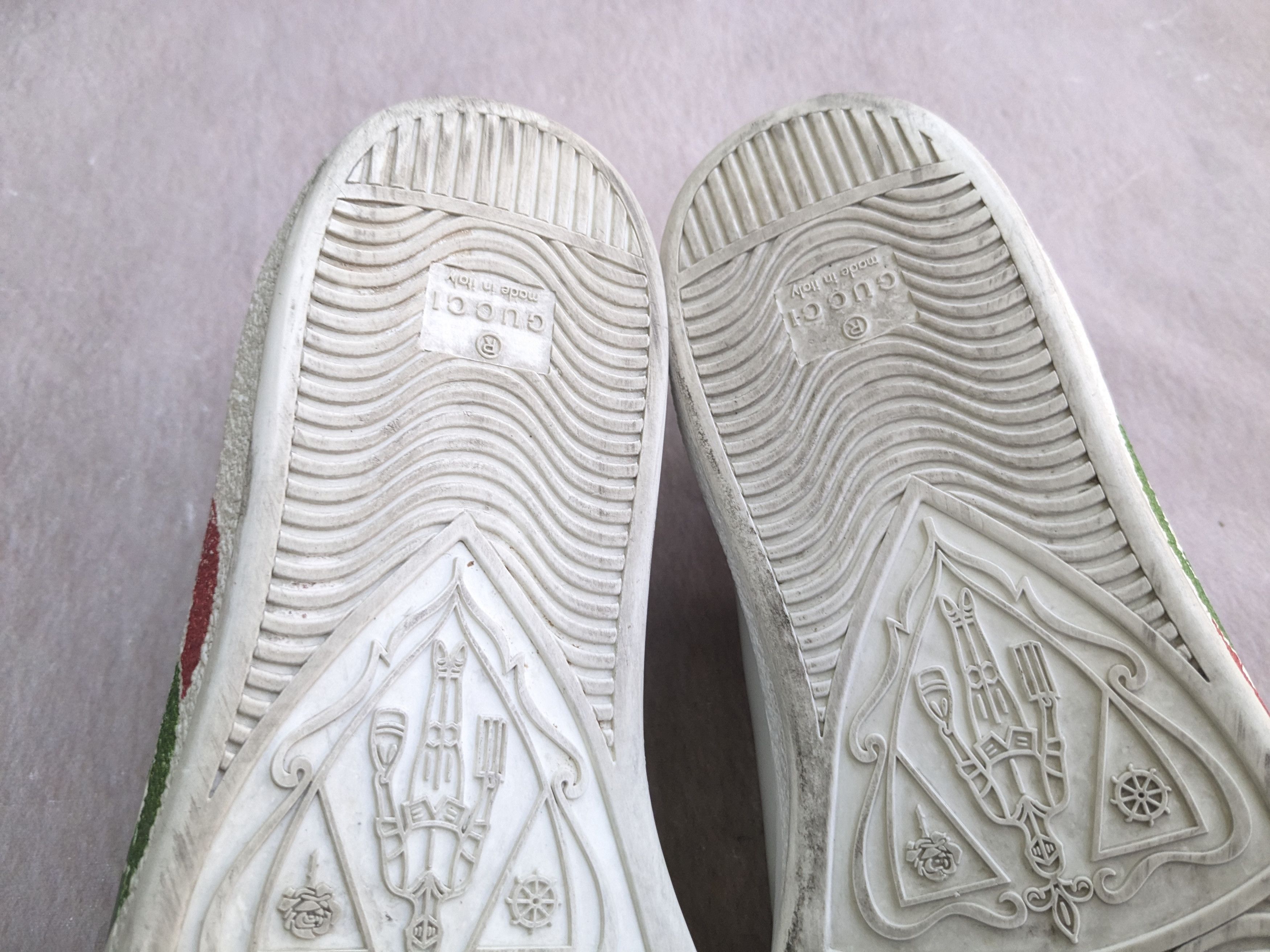 Gucci Gucci Ace Sneakers White Leather GG 7.5 Low Tops Size US 7.5 / EU 40-41 - 17 Thumbnail