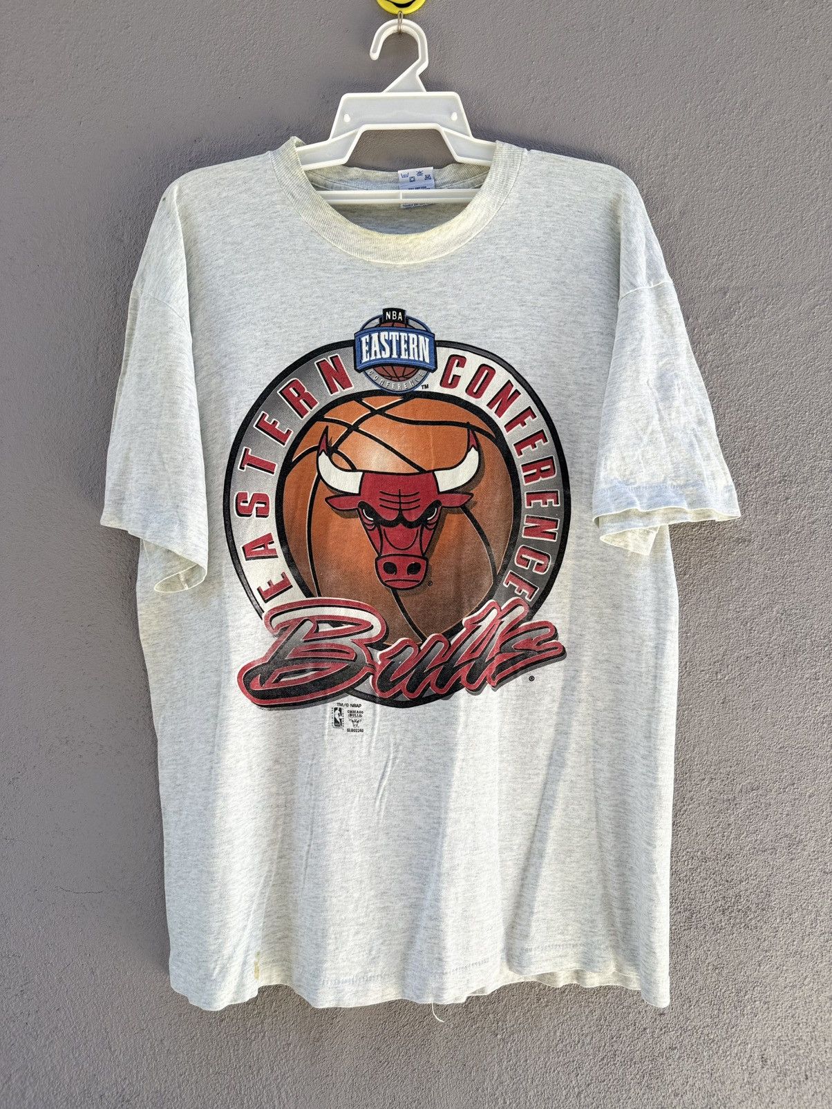 Salem Sportswear Vintage 90s Eastern Conference Chicago Bulls Nba Salem Tee Size US L / EU 52-54 / 3 - 1 Thumbnail