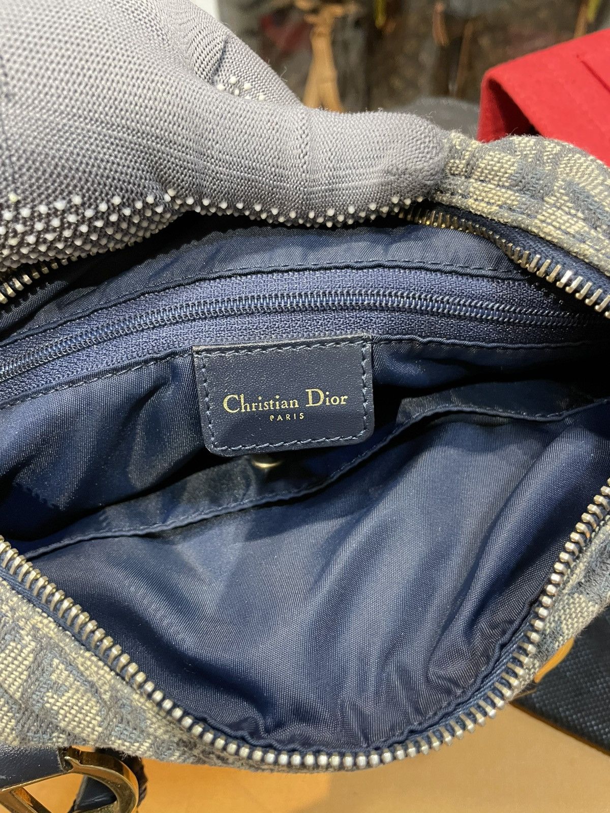 Dior AUTHENTIC CRISTIAN DIOR CANVAS BOSTON 25 HANDBAG VINTAGE Size ONE SIZE - 14 Thumbnail