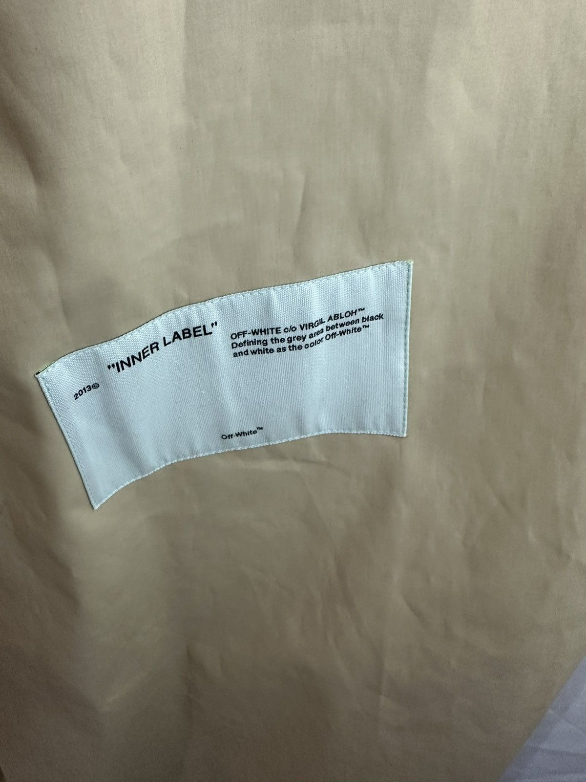 Off-White Off White Raincoat x Peacoat Size US L / EU 52-54 / 3 - 11 Thumbnail