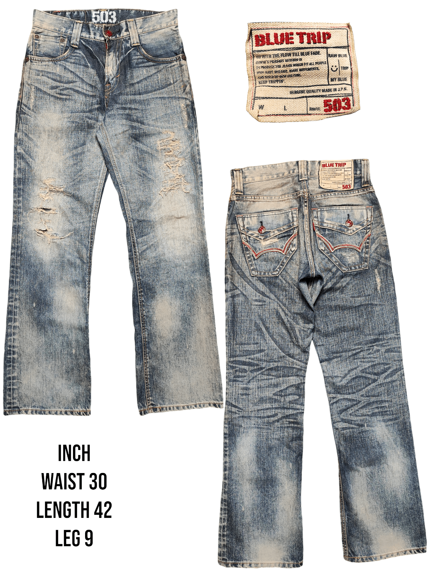 Flare Bootcut by Edwin Blue Trip