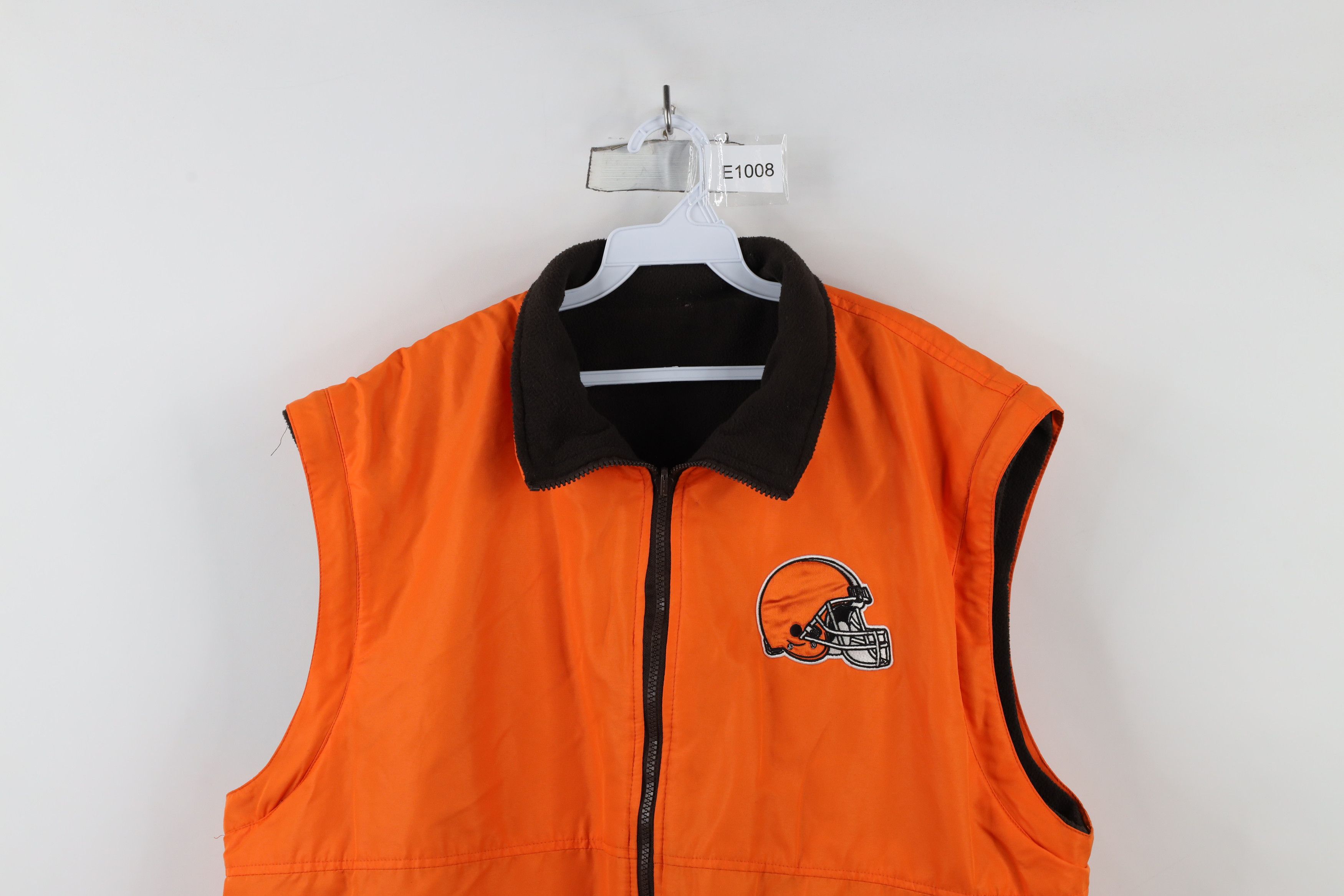 Vintage Vintage NFL Reversible Cleveland Browns Football Vest Jacket Size US XL / EU 56 / 4 - 2 Thumbnail