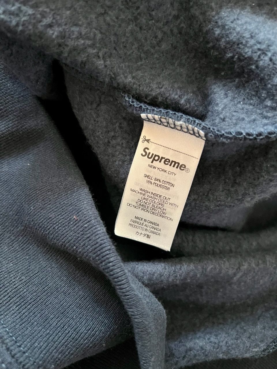 Supreme SUPREME CATWOMAN HOODED SWEATSHIRT NAVY - L Size US L / EU 52-54 / 3 - 6 Thumbnail