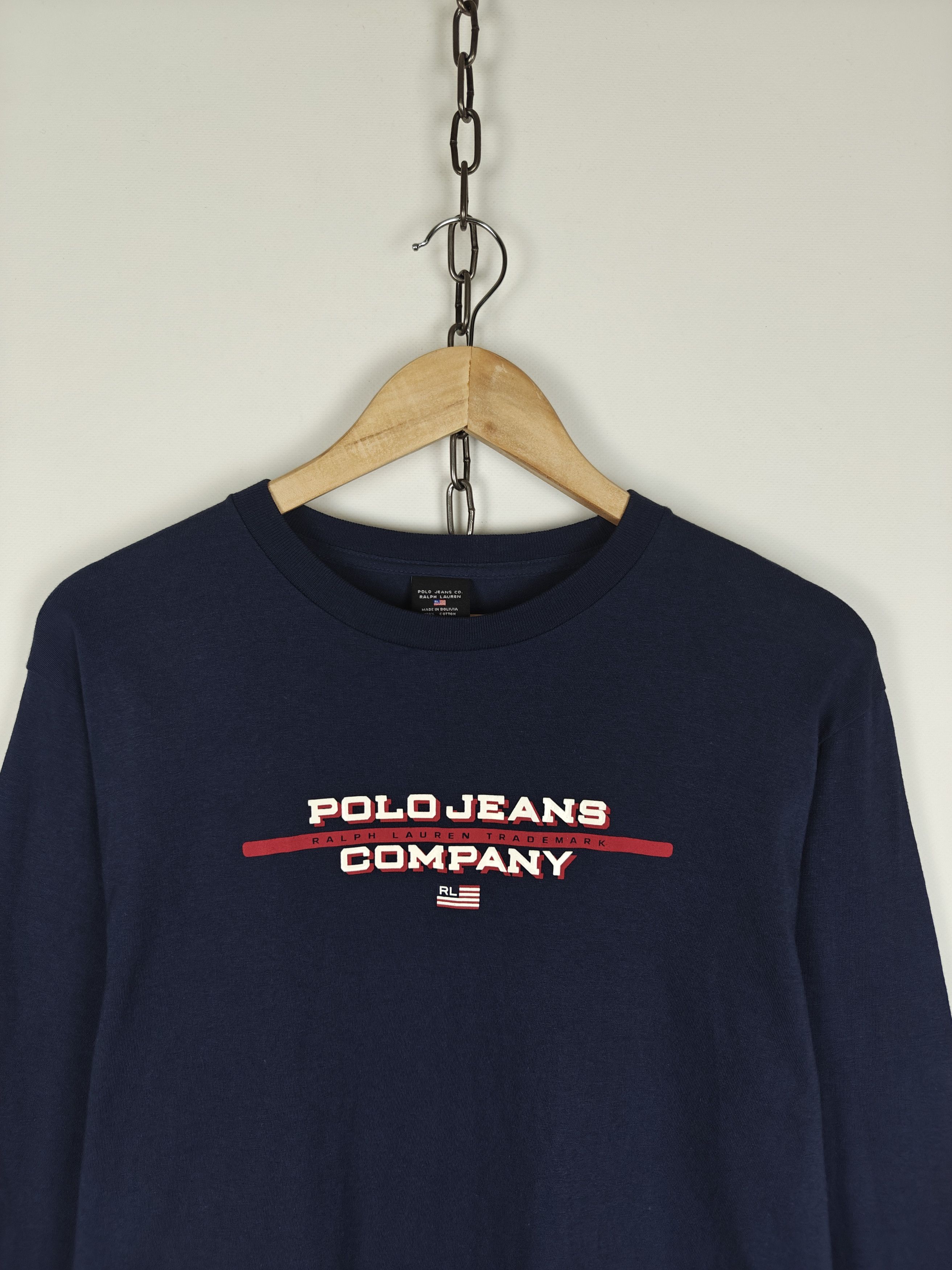 Polo Ralph Lauren Polo Jeans Ralph Lauren Longsleeve Pullover Logo M Size US M / EU 48-50 / 2 - 2 Thumbnail