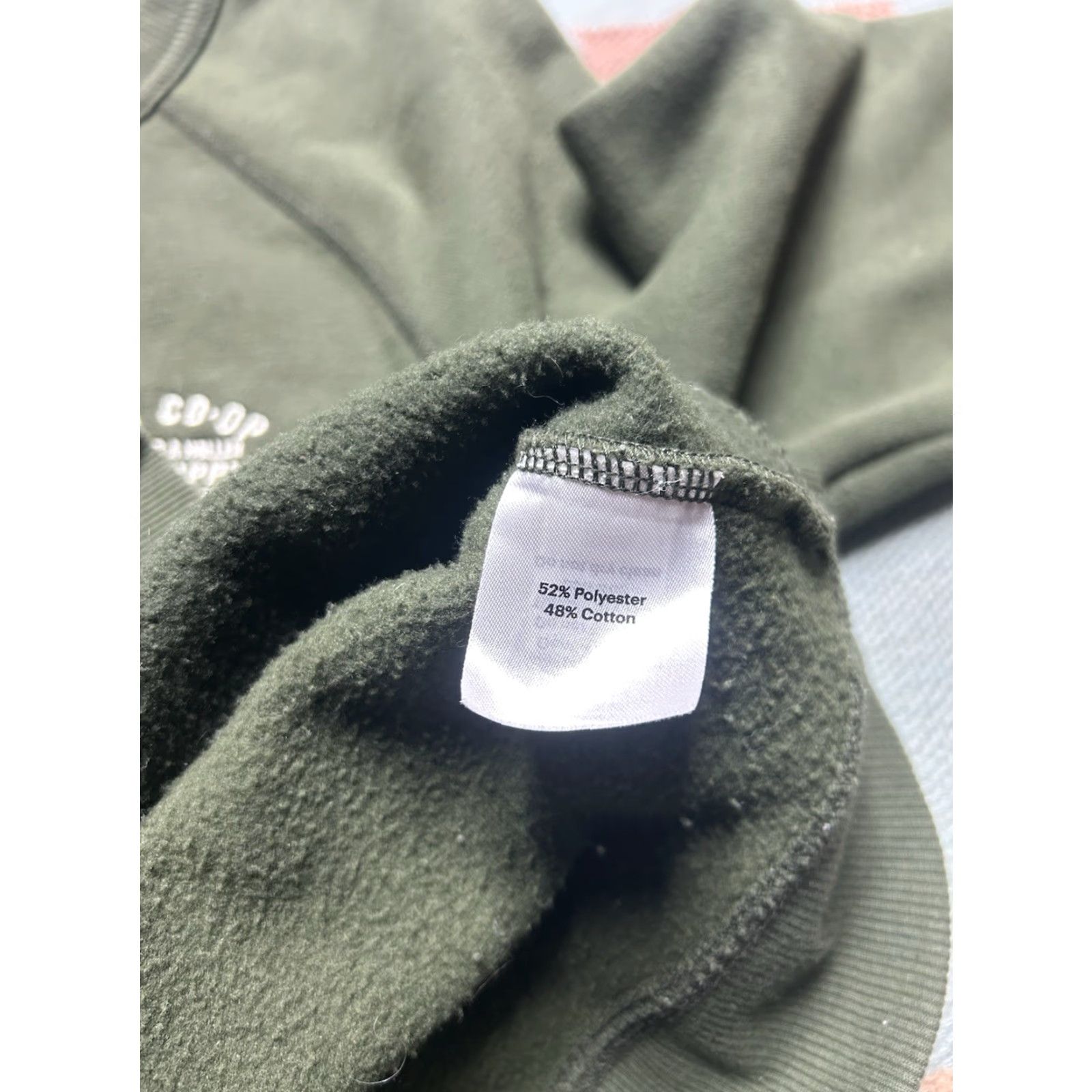 Vintage REI Co-Op Sweatshirt Embroidered Logo Outdoor Hiking Forest Green Small Mens Pullover Crewneck Outdoor Size US S / EU 44-46 / 1 - 5 Thumbnail