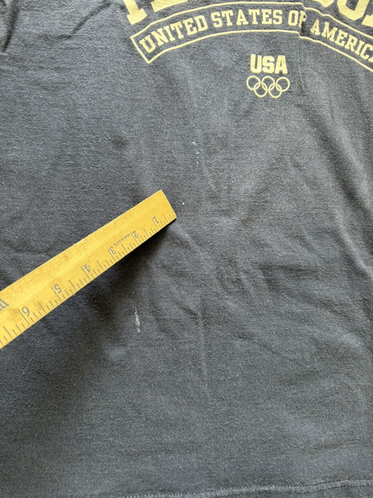 USA Olympics Olympic Tee - TEAM USA Official Arch Logo Dark Blue (Large) Size US L / EU 52-54 / 3 - 9 Thumbnail