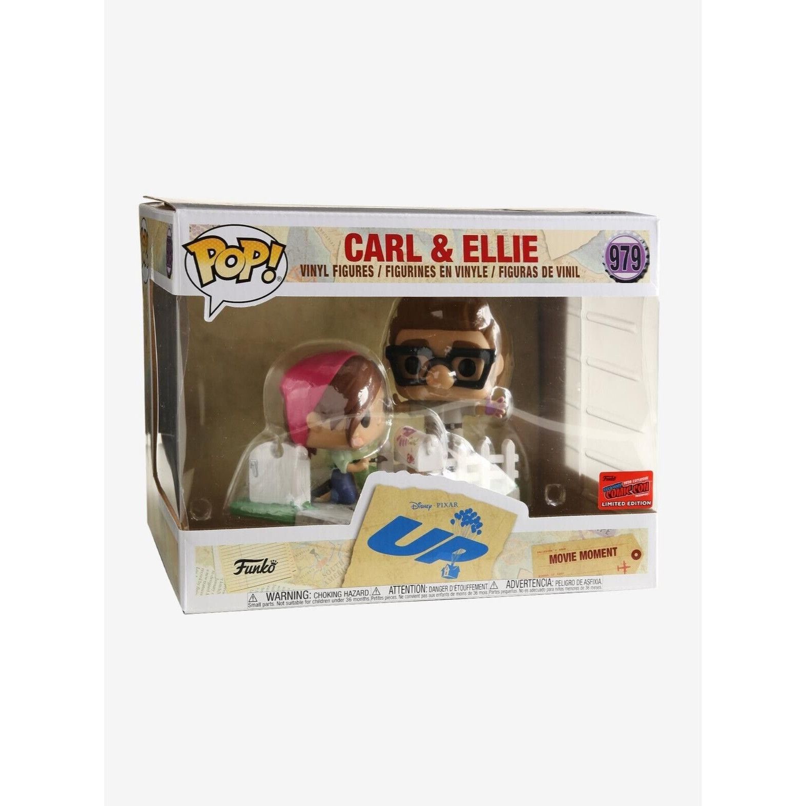 Disney Funko Pop! Movie Moment Disney Pixar UP Carl & Ellie Vinyl F Size ONE SIZE - 5 Thumbnail