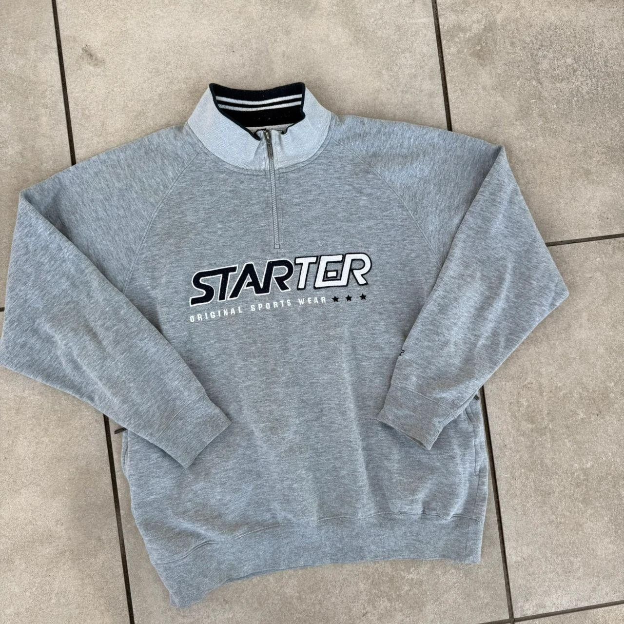 Starter Starter Vintage 90s Quarter Zip Sweatshirt NBA Size US L / EU 52-54 / 3 - 2 Thumbnail