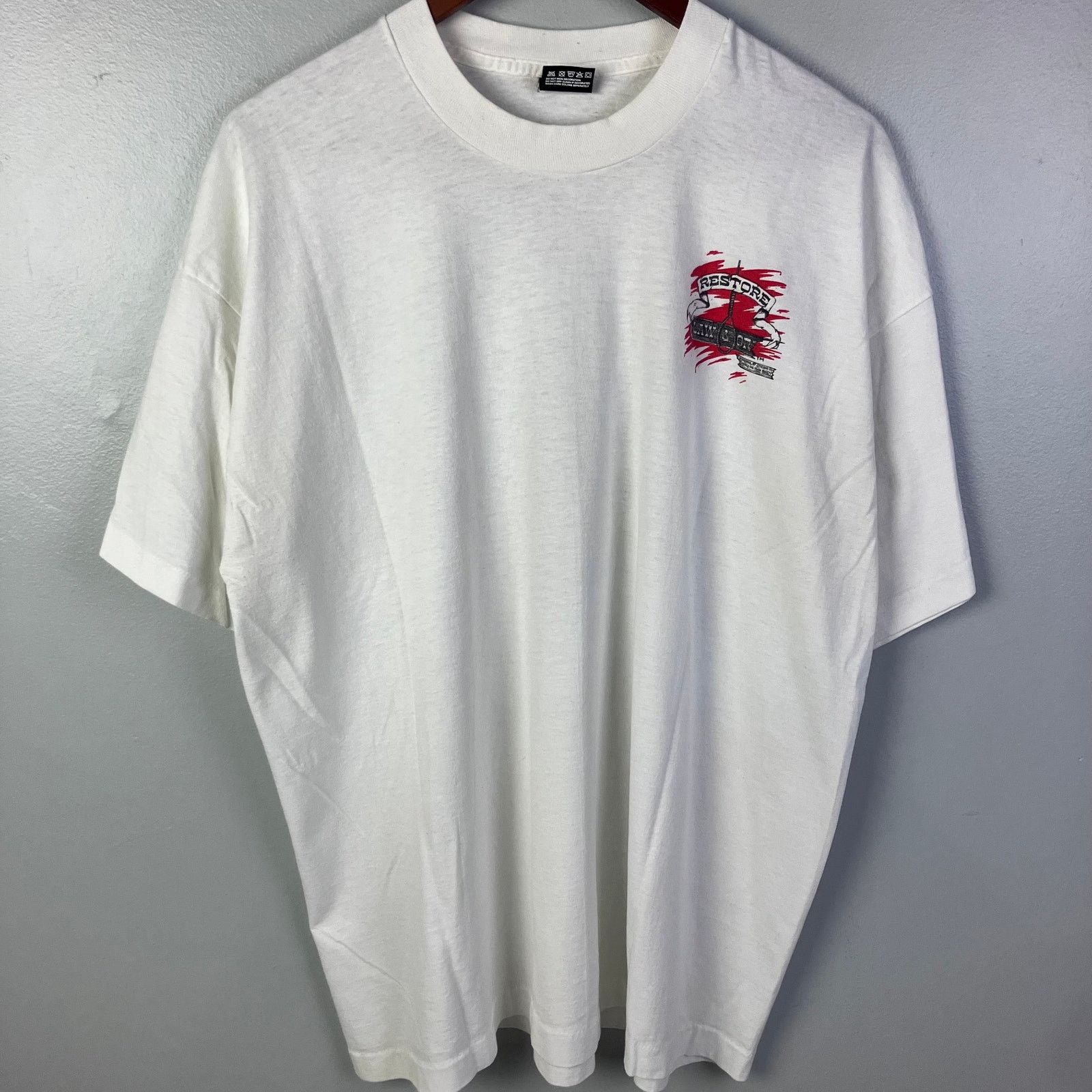 Vintage 1994 Citizens For The Death Penalty Career Criminals T-shirt Size US XL / EU 56 / 4 - 4 Thumbnail